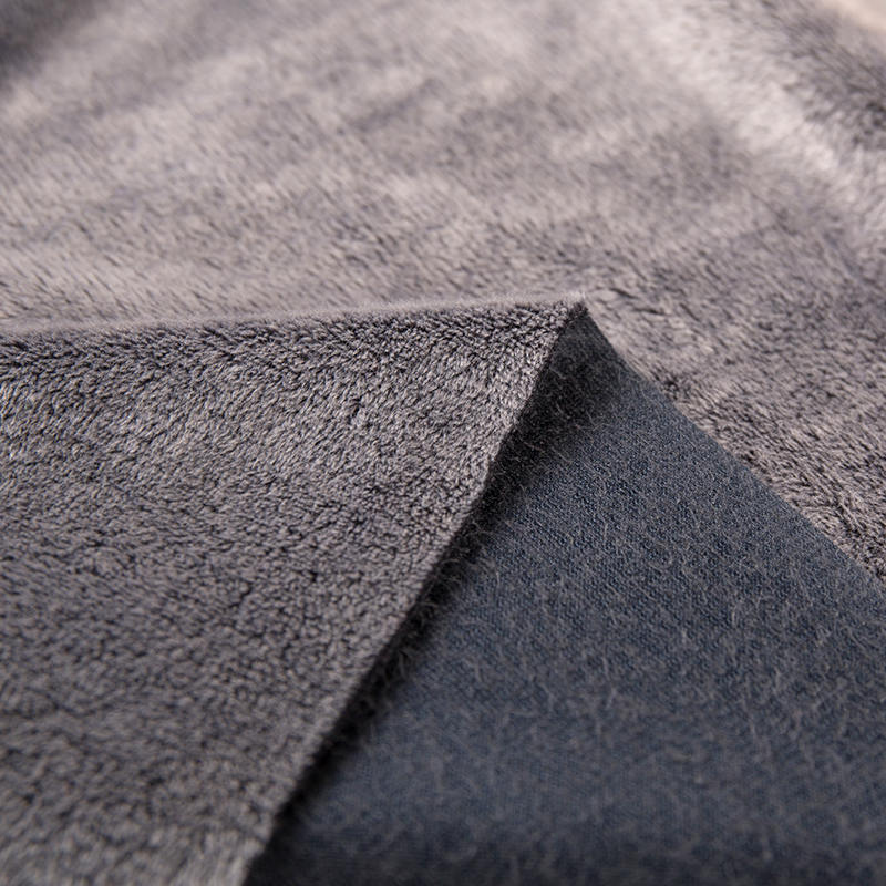Single-sided na nakaukit na polyester flannel