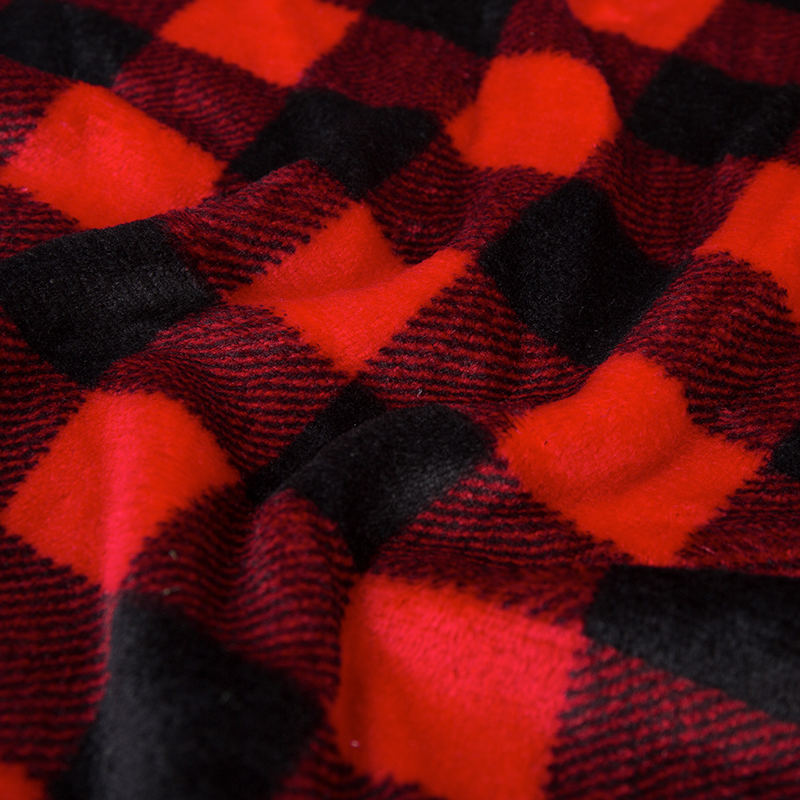 Single-sided print na polyester flannel
