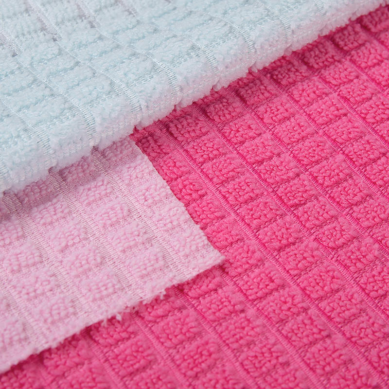 Double-sided digital na naka-print na polyester-cotton terry tela