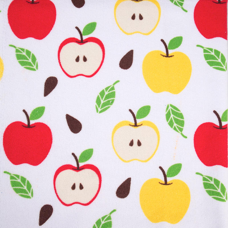Double-sided digital na naka-print na all-polyester terry tela