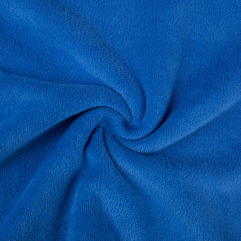 Single-sided solid na kulay all-polyester terry tela